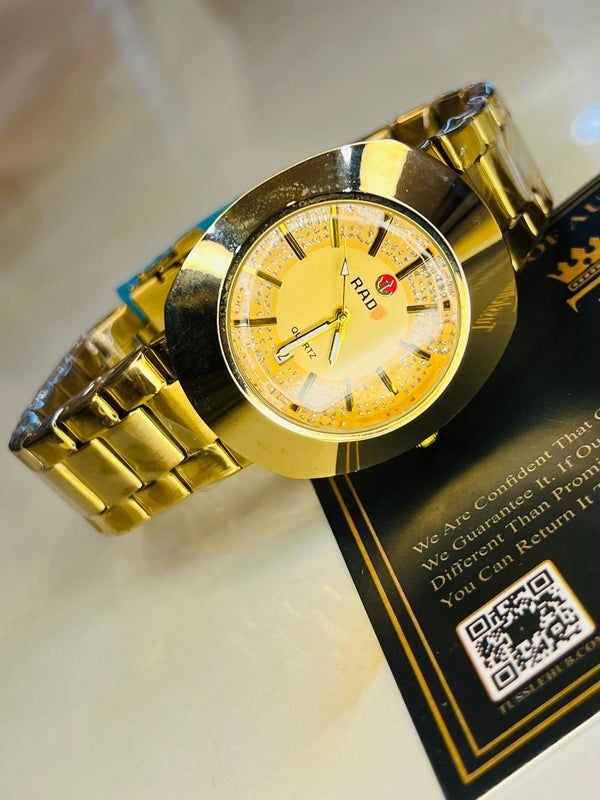 Radoo Diastar golden Watch mens