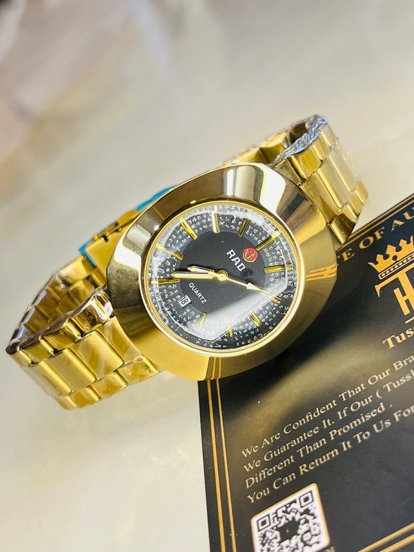 Radoo Diastar golden Watch mens